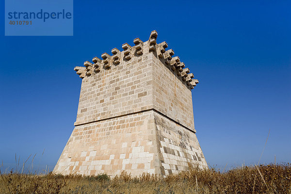 Alter venezianischer Wachturm am Kap Kiti  nahe Pervolia  Südzypern  Südküste  Zypern  Europa