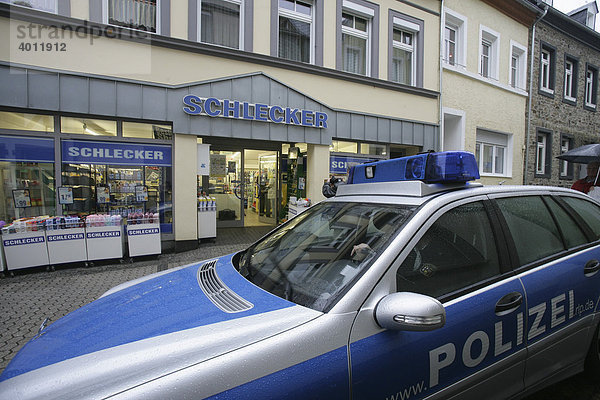 Überfall auf einen Schlecker-Markt in Vallendar  Rheinland-Pfalz  Deutschland  Europa