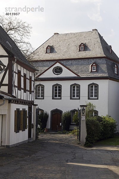 Häuser in der Altstadt von Münstermaifeld  Kreis-Mayen-Koblenz  Rheinland-Pfalz  Deutschland  Europa