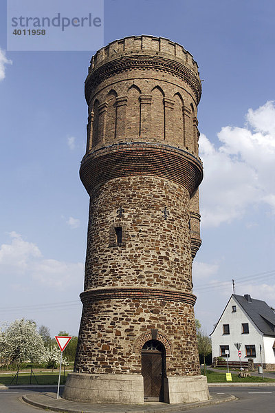 Der historische Wasserturm in Münstermaifeld  Kreis-Mayen-Koblenz  Rheinland-Pfalz  Deutschland  Europa