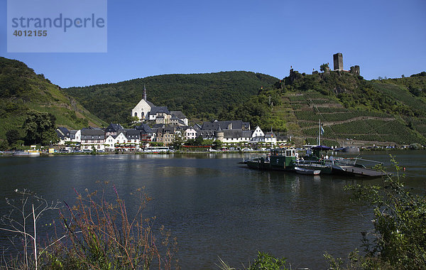 Beilstein an der Mosel bei Cochem  Rheinland-Pfalz  Deutschland  Europa