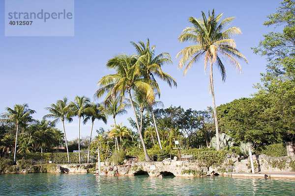 Freibad Venetian Pools in Coral Gables  Miami  Florida  USA