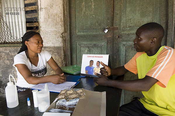 HIV AIDS Beratung  Quelimane  Mosambik  Afrika