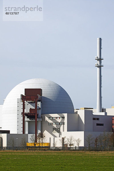 Atomkraftwerk Brokdorf  Kernkraftwerk  Brokdorf an der Elbe  Wilstermarsch  Kreis Steinburg  Elbmarschen  Schleswig-Holstein  Deutschland