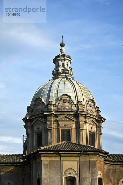 Kuppel der Chiesa dei Santi Luca e Martina Kirche  1634  Architekt Pietro da Cortona  Barock  Rom  Latium  Italien  Europa
