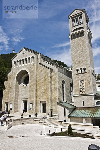 Kloster und Kirche des Heiligtums von Montevergine  1124 n. Chr.  Mercogliano  Avellino  Kampanien  Italien  Europa