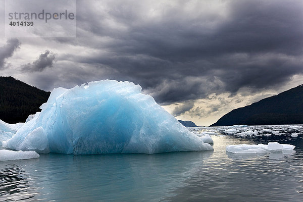Eisberg an der Küste bei Valdez  Alaska  USA  Nordamerika  Amerika