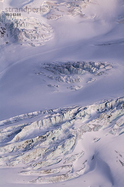 Gletscherspalten  Taschachferner  Ötztaler Alpen  Nordtirol  Österreich  Europa