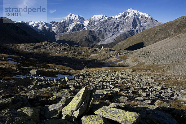 Ortlergruppe  Nationalpark Stilfserjoch  Südtirol  Italien  Europa