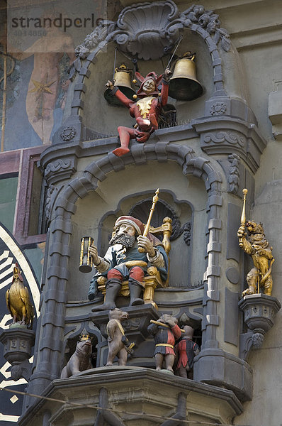 Glockenspiel  Zeitglocken-Turm  Zytglogge-Turm  Bern  Schweiz