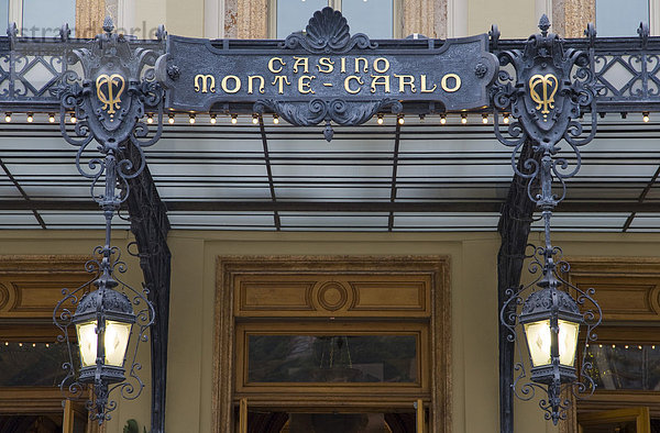 Spielkasino  Casino von Monte Carlo  Monaco  Cote d'Azur  Frankreich