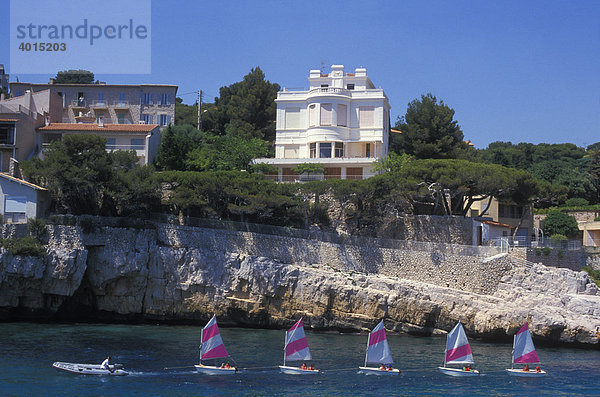 Kindersegelkurs  Segelboote  Cassis  Cote d'Azur  Provence  Frankreich  Europa