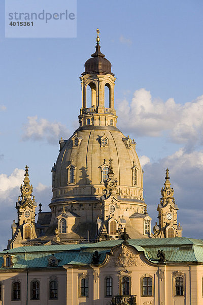 Frauenkirche  Kirche  Kuppel  Dachkuppel  Dresden  Sachsen  Deutschland