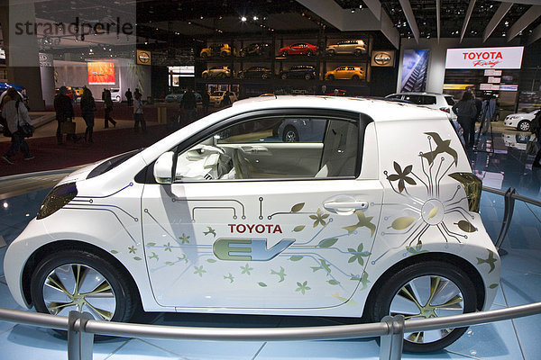Der Toyota FT-EV Elektro-Auto Konzeptwagen auf der North American International Auto Show  Nordamerikanische Internationale Automobilausstellung  Detroit  Michigan  USA