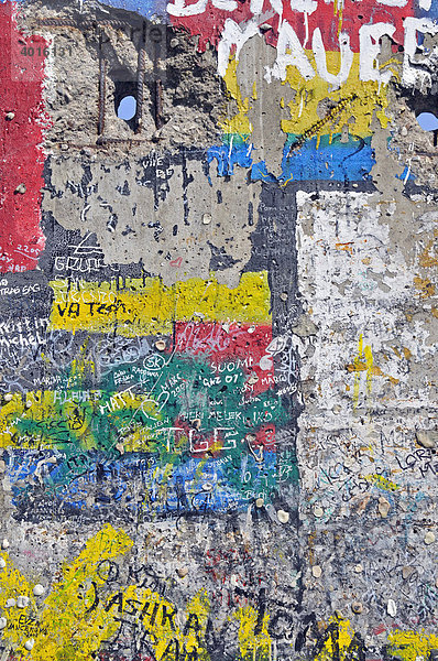 Gedenkstätte Berliner Mauer am Potsdamer Platz  Berlin  Deutschland  Europa