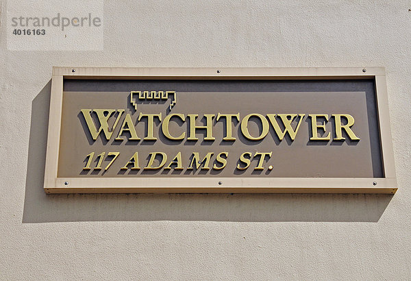 Wachtturm-Gesellschaft  Zeugen Jehovas  Hauptquartier in Brooklyn  New York City  USA