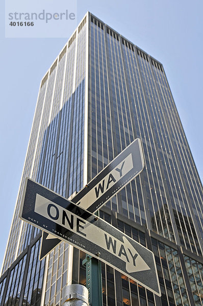 Bürogebäude in der Park Avenue  Manhattan  New York City  USA