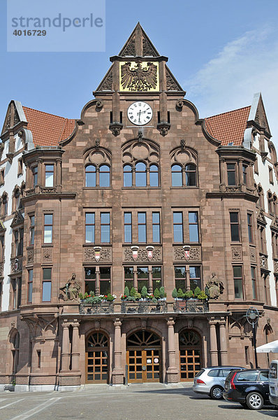 Altes Rathaus am Friedensplatz  Dortmund  Nordrhein-Westfalen  Deutschland  Europa