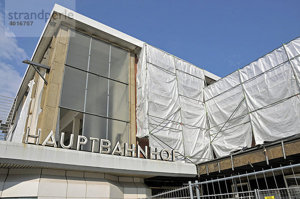 Sanierung des Hauptbahnhofs in Dortmund  Nordrhein-Westfalen  Deutschland  Europa