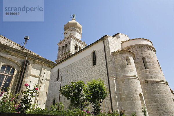 Kirche von Krk Stadt  Insel Krk  Istrien  Kroatien  Europa
