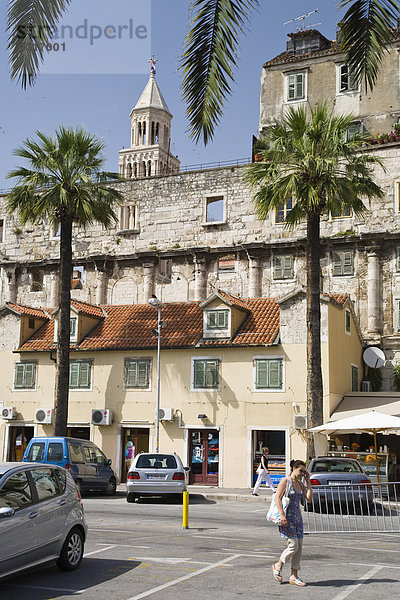 Altstadt von Split  Dalmatien  Kroatien  Adria  Mittelmeer  Europa