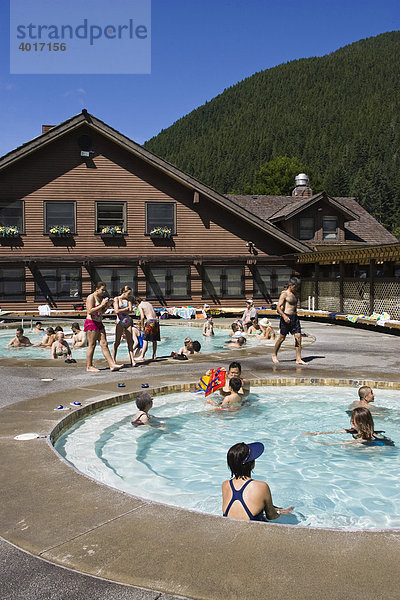 Sol Duc Hot Springs  Olympic Nationalpark  Washington  USA