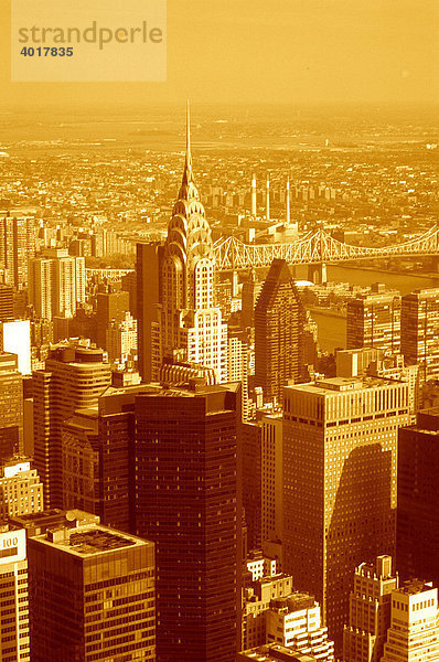 Blick auf New York  Ende der 60er Jahre  New York  USA
