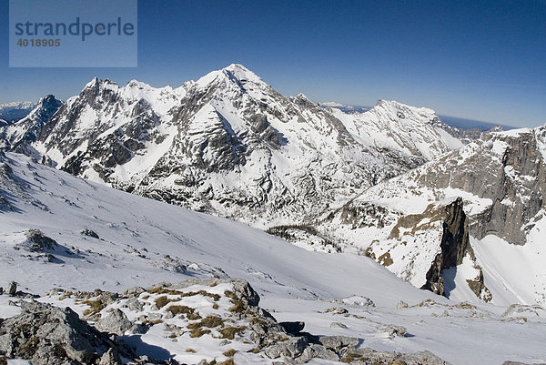 Das Hochtor im Gesäuse  Nationalpark Gesäuse  Steiermark  Oberösterreich  Österreich  Europa