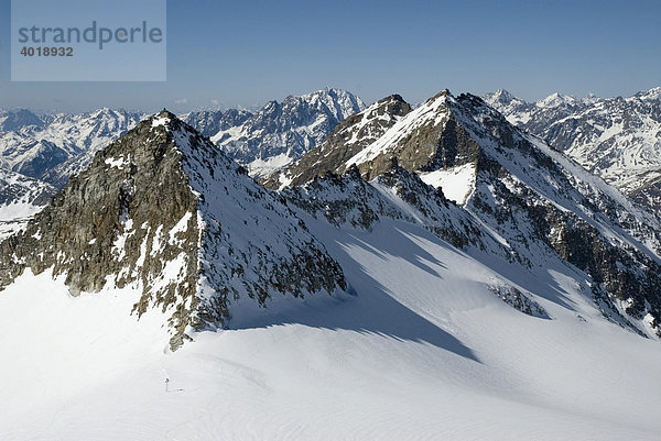 Goldberg  3073m  am Gletscher in Kolm Saigurn  Nationalpark Hohe Tauern  Salzburg  Österreich  Europa