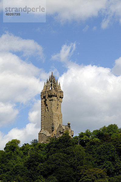 Wallace-Monument für den schottischen Nationalhelden  bei Stirling  Schottland  Großbritannien  Europa