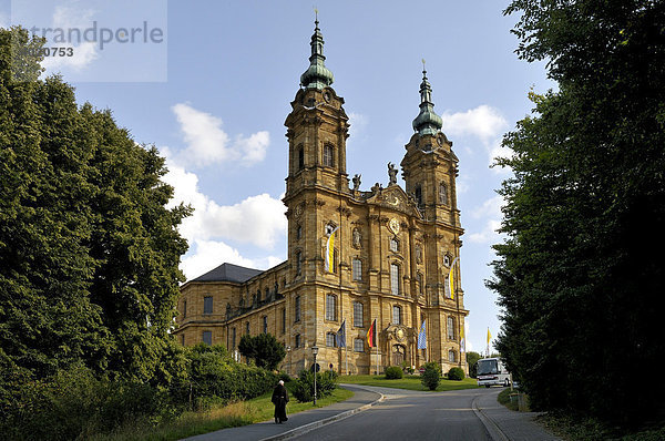 Vierzehnheiligen  Wallfahrtskirche  süddeutscher Barock  bei Bad Staffelstein  Oberfranken  Bayern  Deutschland  Europa