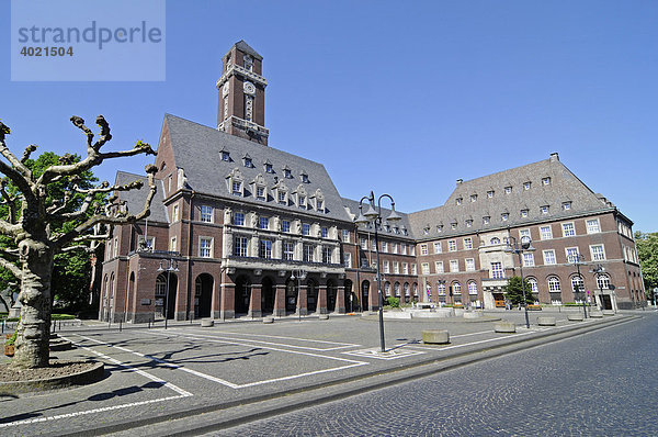 Rathaus  Bottrop  Nordrhein-Westfalen  Deutschland  Europa