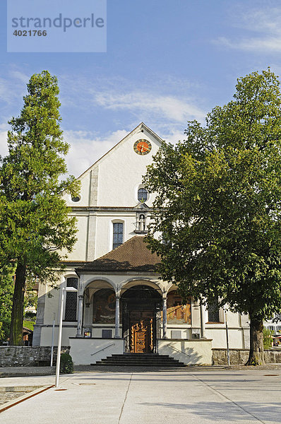 Kirche St Theodul  Sachseln  Kanton Obwalden  Schweiz  Europa
