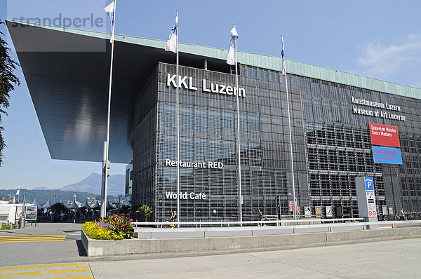 KKL Kunstmuseum  Kulturzentrum  Kongresszentrum  Luzern  Schweiz  Europa