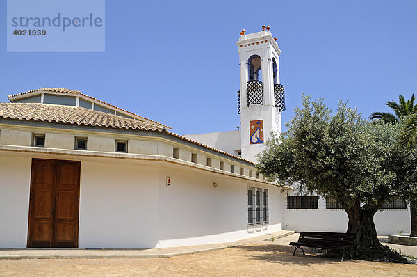 Kirchturm  Kirche  Kloster  Convent de la Olla  Carmelitas Descalzas  Orden der Unbeschuhten Karmeliten  Altea  Costa Blanca  Alicante  Spanien  Europa