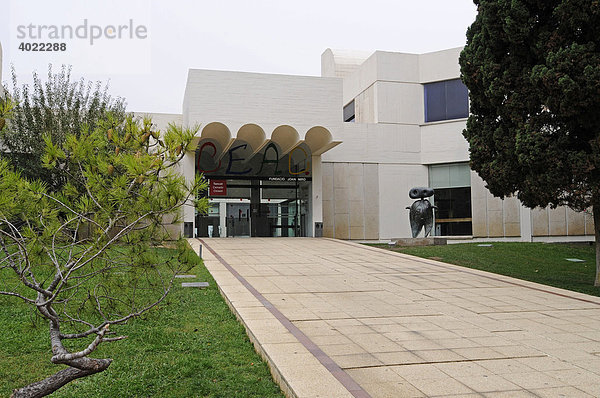 Eingangsbereich  Fundacio Joan Miro  Fundacion  Museum  Montjuic  Barcelona  Katalonien  Spanien  Europa