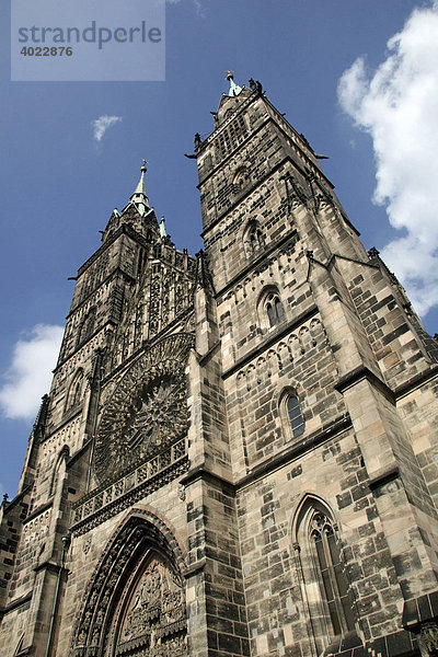 Lorenz Kirche  Nürnberg  Mittelfranken  Deutschland  Europa