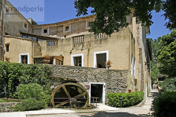 Hauptgebäude  Wassermühle  Freilichtmuseum  La Granja  Esporles  Mallorca  Balearen  Spanien  Europa