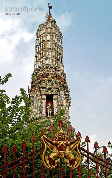 Wat Arun  Tempel der Morgenröte  buddhistische Tempelanlage  Bangkok  Thailand  Asien