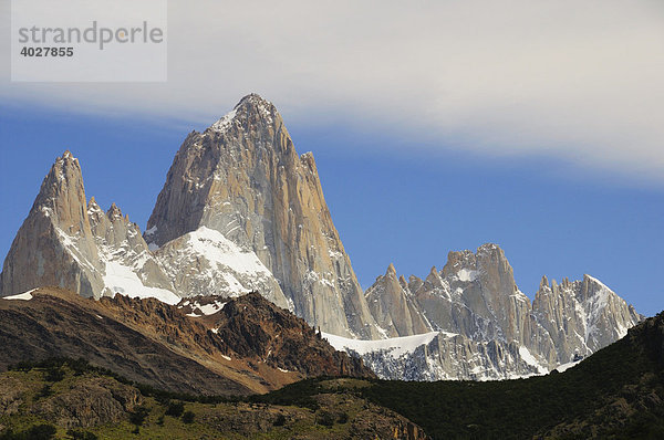 Cerro Chaltén  3375m  Nationalpark Los Glaciares  Patagonien  Argentinien  Südamerika