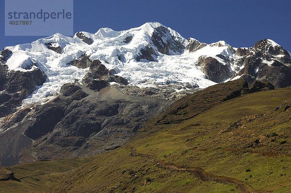 Berg Illampu  6368 m  Bolivien  Südamerika