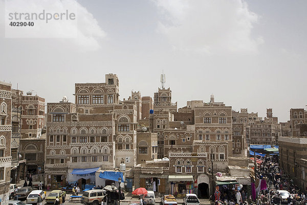 Lehmbauten  Altstadt  Sana´a  Unesco Weltkulturerbe  Jemen  Naher Osten