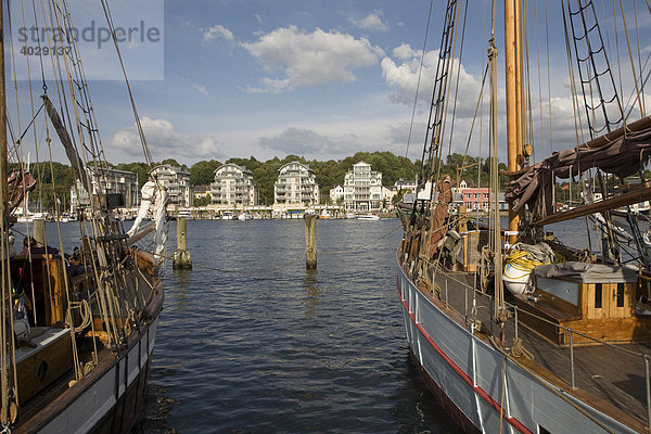 Segelboote  Innenförde  Seglertreffen Flensburg Nautics  Flensburg  Schleswig-Holstein  Deutschland  Europa