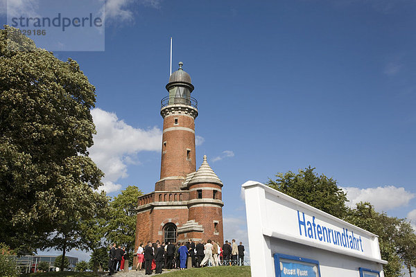 Heiraten im Leuchtturm  Hochzeitsgesellschaft  Holtenauer Leuchtturm  Kiel  Schleswig-Holstein  Deutschland  Europa