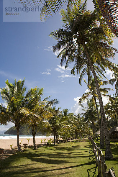 Ferienhütten am Playa Pui Pui  Karibik  Venezuela  Südamerika