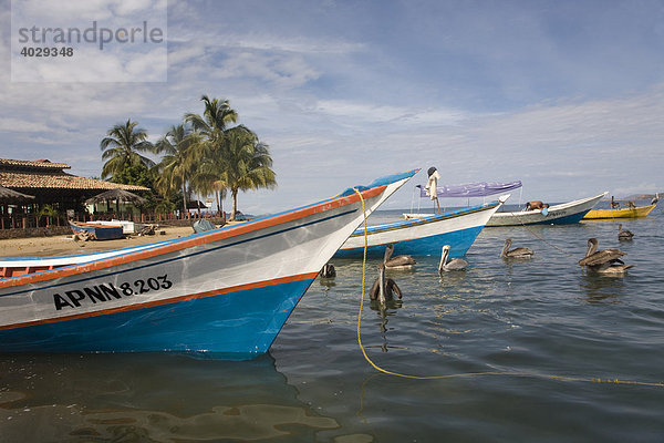 Fischerboote  Santa Fe  Karibik  Venezula  Südamerika