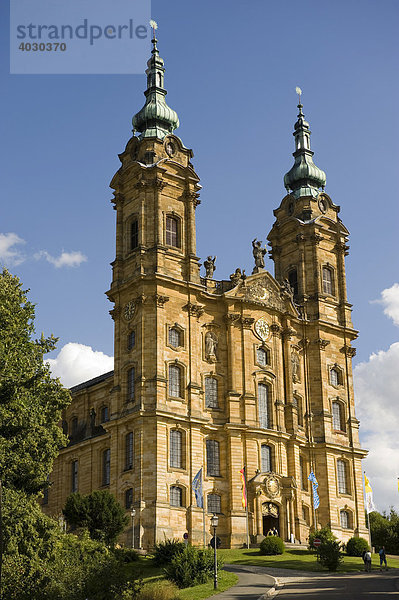 Barocke Wallfahrtskirche  Basilika  Vierzehnheiligen  Oberfranken  Franken  Bayern  Deutschland  Europa