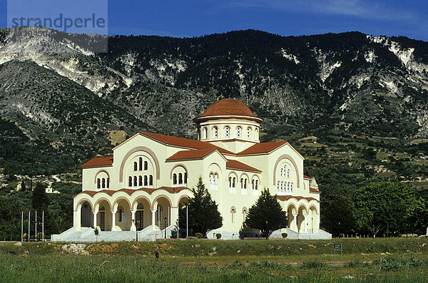 Agios Gerassimos Kloster auf der Insel Kefalonia  Griechenland  Europa