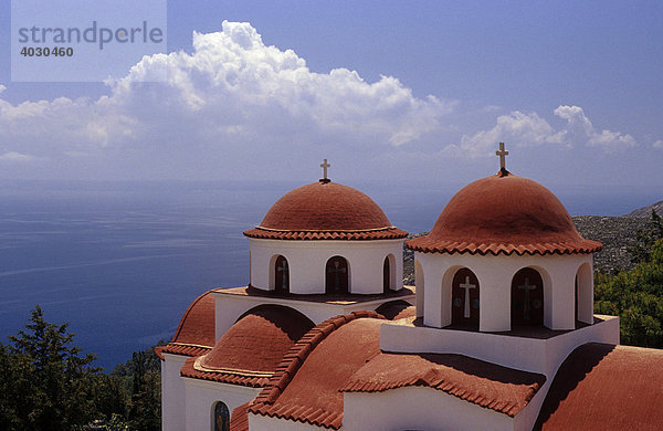 Kloster Agios Savvas  bei Pothia  Kalymnos  Griechenland  Europa
