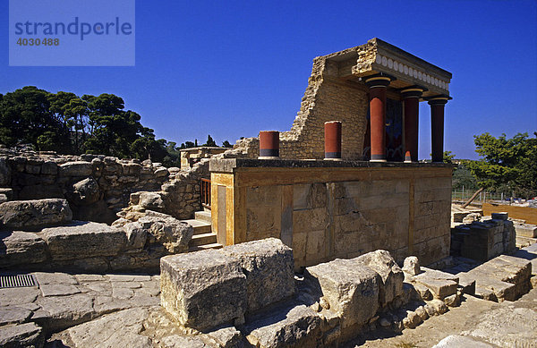 Palast von Knossos  Insel Kreta  Griechenland  Europa